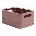 Exacompta Smart case - skládací úložný box, recyklovaný PP, MINI, strarorůžový