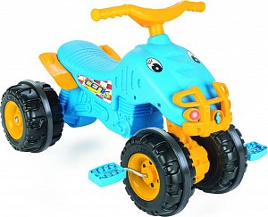 Čtyřkolka šlapací ATV modrá