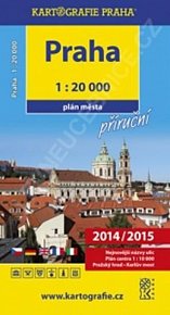 Praha - 1:20 000 plán města příruční, 13.  vydání