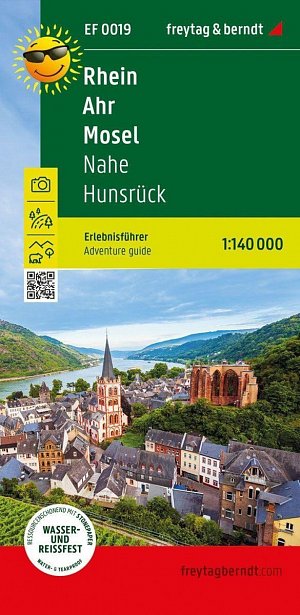 Rýn - Ahr - Mosela, Nahe & Hunsrück 1:140 000 / dobrodružný průvodce a mapa