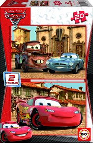 Puzzle Cars 2 2x20 dílků