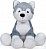 Plyšový pes Husky 78 cm