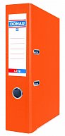 DONAU pákový pořadač LIFE, A4/75 mm, karton, neonově oranžový