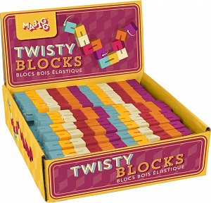 Dřevěné kostky Twisty Blocks