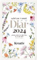 Kreativ Diář 2024 Každý den v pohodě - Luční kvítí