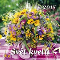 Svět květů - nástěnný kalendář 2015