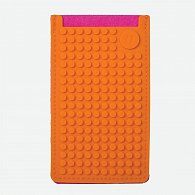 Pixel Obal na telefon Malý Fuchsiová/Oranžová