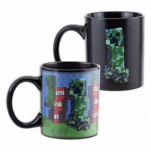 Hrnek Minecraft Creeper 300 ml, měnící