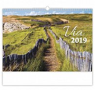 Kalendář nástěnný 2019 - Via