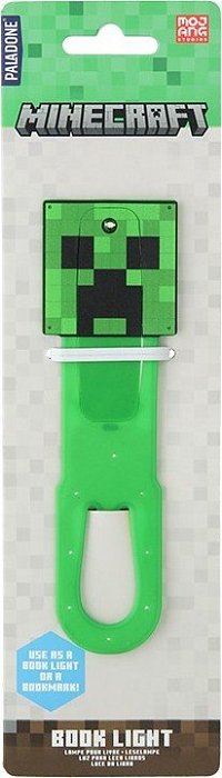 Minecraft, lampička do knihy Creeper