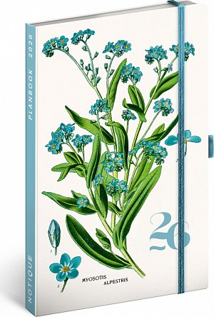 Diář 2026: Planbook - Herbář, 13 x 21 cm