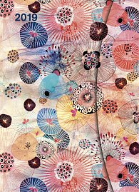 Diář Flower Fantasy 2019 (16 x 22 cm)