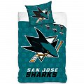 Hokejové povlečení NHL San Jose Sharks Shields Velikost: 135x200 + 80x80 cm