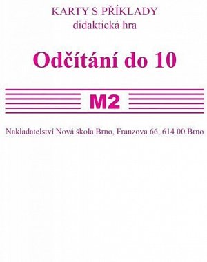 Sada kartiček M2 - odčítání do 10