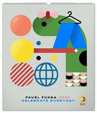 Kalendář nástěnný 2020 - Pavel Fuksa, 48 × 56 cm
