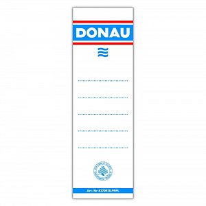 DONAU hřbetní štítky, 54 x 153 mm, samolepicí, bílé