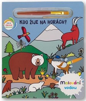 Kdo žije na horách? - Malování vodou