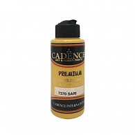 Akrylová barva Cadence Premium - žlutá hořčičná / 70 ml