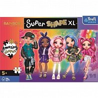 Trefl Puzzle Super Shape XL Rainbow High: Styl 104 dílků