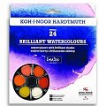 Koh-i-noor vodové barvy/vodovky BRILLIANT kulaté 24 barev