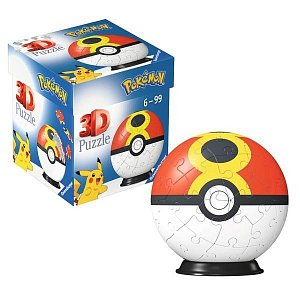 3D Puzzle-Ball: Pokémon Repeat Ball 54 dílků