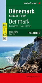 AK 6305 Dánsko, Grónsko, Faerské ostrovy 1:400 000 / automapa