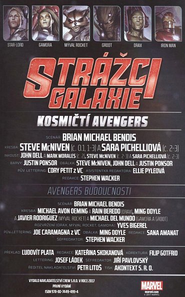 Náhled Strážci galaxie 1 - Kosmičtí Avengers