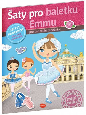 Šaty pro baletku Emmu - kniha samolepek