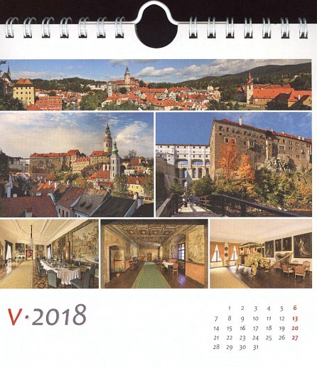 Náhled Kalendář pohlednicový 2018 - Český Krumlov/letecký