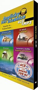 Anglicky bez učebnice - 4 CD s MP3
