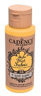 Textilní barva Cadence Style Matt Fabric - tmavě žlutá / 50 ml