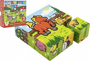 Moje první zvířátka - Kostky kubus dřev, 1.  vydání