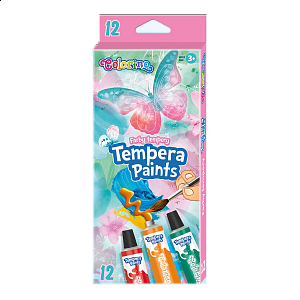 Colorino temperové barvy Follow your Dreams, tuba, 12 ml, 12 barev