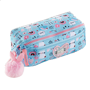 Miquelrius penál Bunny Bliss, Holdall, jednokomorový, rPET, 2 kapsy