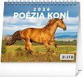 NOTIQUE Stolový kalendár Poézia koní 2026, 16,5 x 13 cm