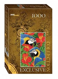 Puzzle 1000 Papoušci (sametová kolekce)