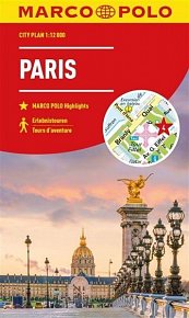 Paříž 1:12 000 / mapa města (lamino)