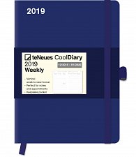 Diář Cool Diary Blue/Blue 2019 (16 x 22 cm)