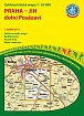 Praha jih-dolní Posázaví 1:50T/KČT Cykloturistická mapa