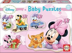 Trefl Puzzle Baby Minnie 5v1 (3-5 dílků)