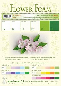 Flower Foam Speciální pěnová guma A4 - zelené barvy 6 ks