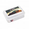 Box na svačinu s přihrádkou - Auto