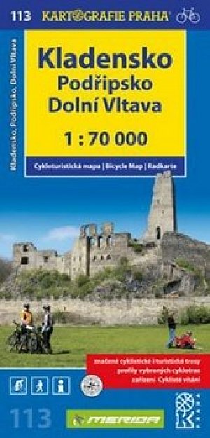 1: 70T(113)-Kladensko,Podřipsko (cyklomapa), 2.  vydání
