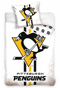 Hokejové povlečení NHL Pittsburgh Penguins White