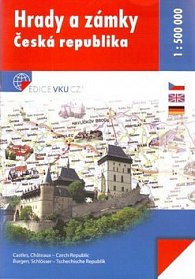 Hrady a zámky Česká republika 1 : 500 000