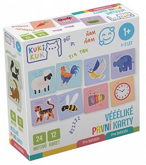 KukiKuk Véééliké první karty Pro batolata