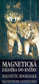 Magnetická záložka - Vlci v lese