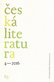 Česká literatura 4/2016