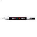 Posca popisovač PC-3M, 0,9 - 1,3 mm, bílá (1)