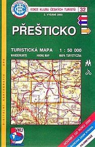 KČT 32 Přešticko/turistická mapa